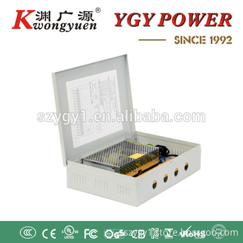Multiple output dc 12V 10A 15A 20A 30A CCTV power supply box